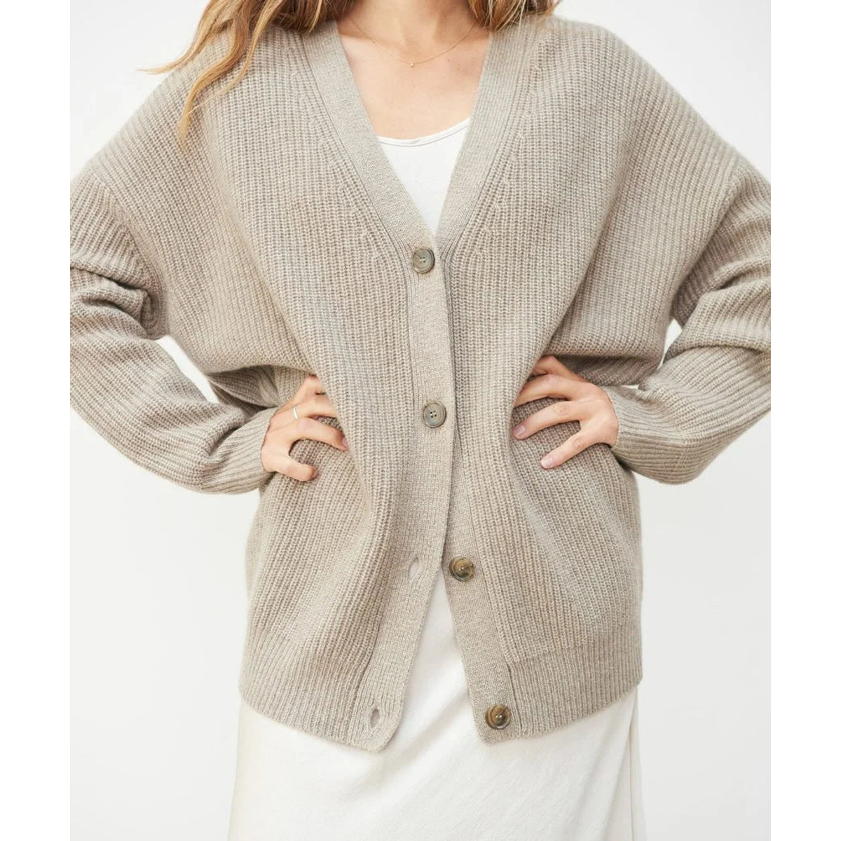 Elegant Women's Cardigan Soft Fabric Timeless Style Versatile Layering Piece 4