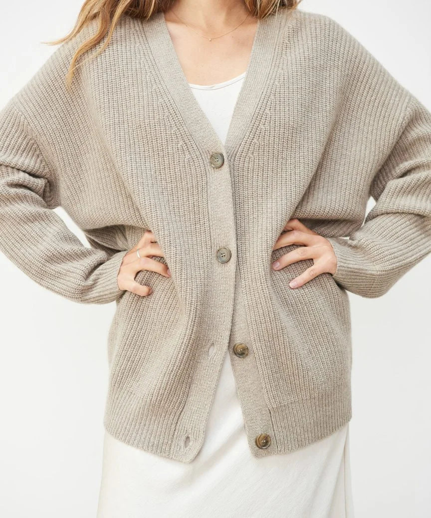 Elegant Women's Cardigan Soft Fabric Timeless Style Versatile Layering Piece 4