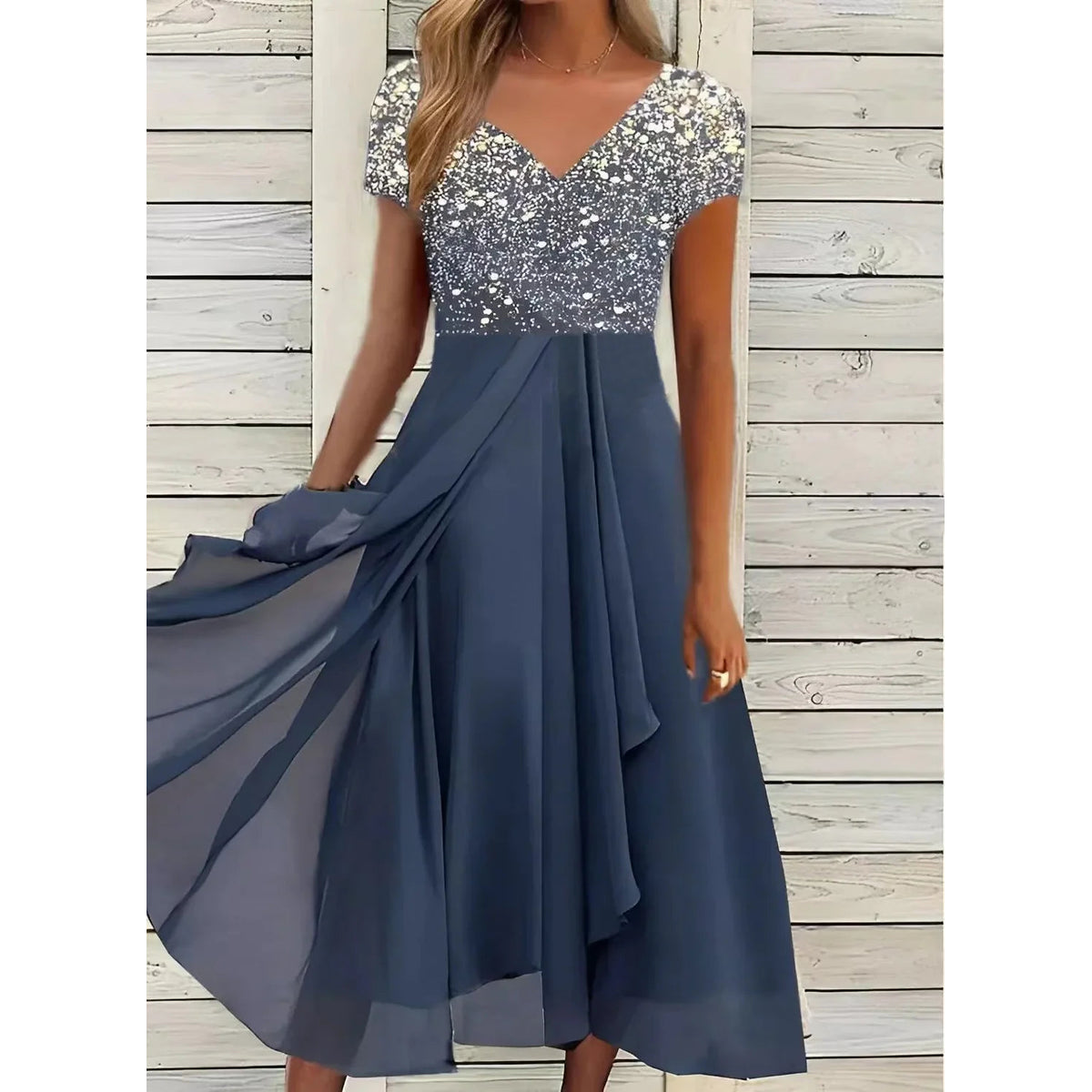 Elegant Women's Dress Versatile Chic Modern Formal Cocktail Style 4