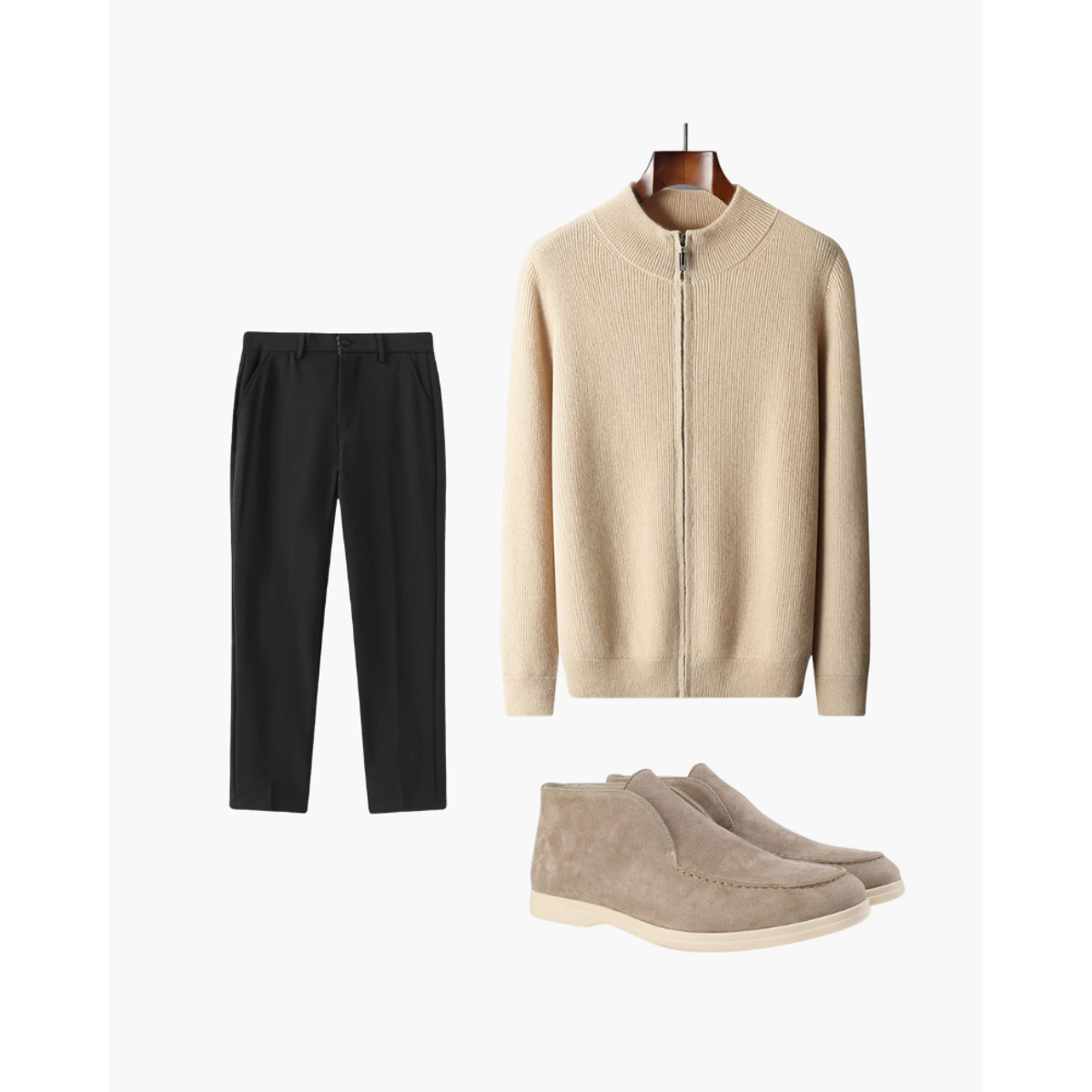 Elegant Women's Outfit Bundle for Coffee Stroll - Comfortable & Versatile 0