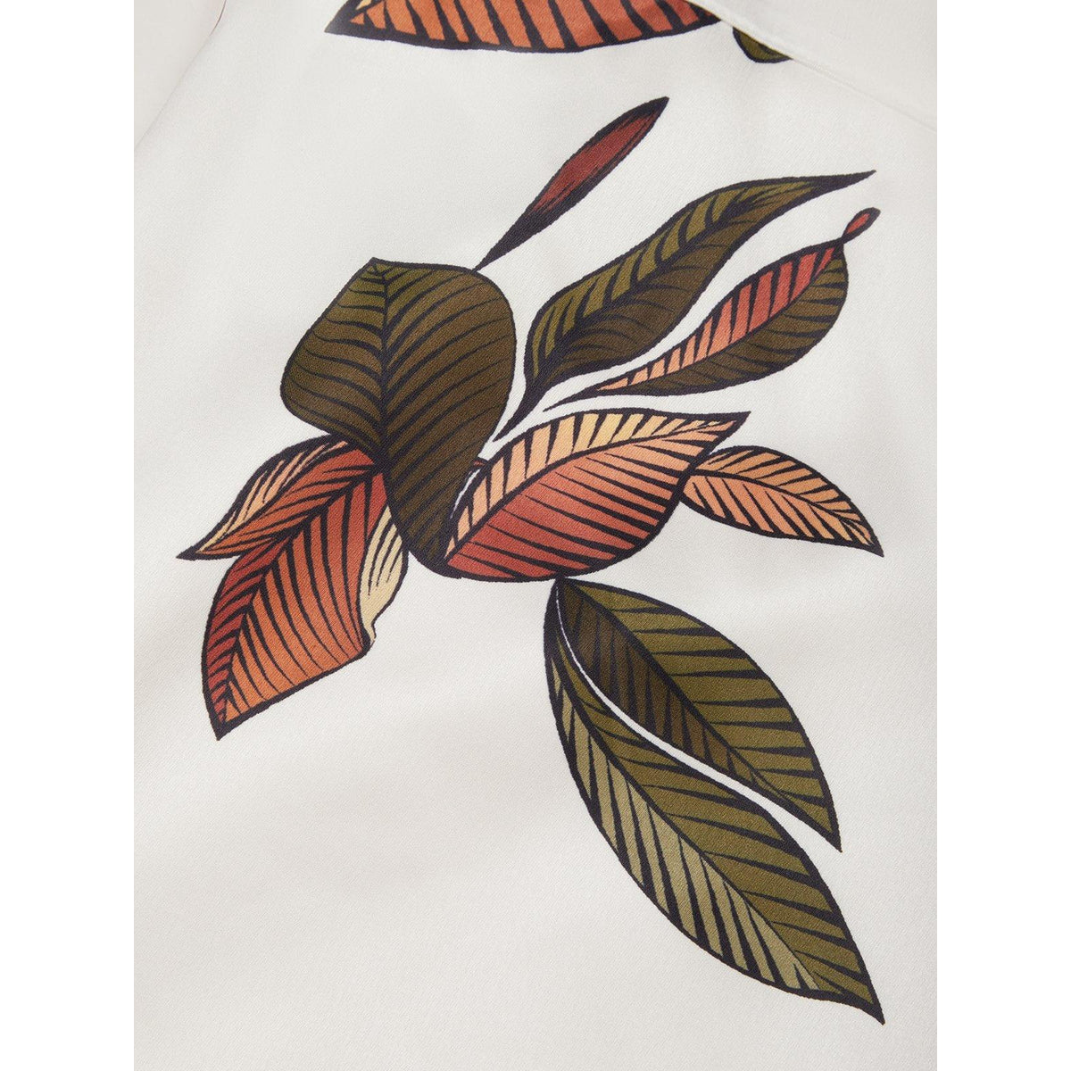 Elegant Wrap Dress Women Leaf Print Summer Wedding Guest Dress 6