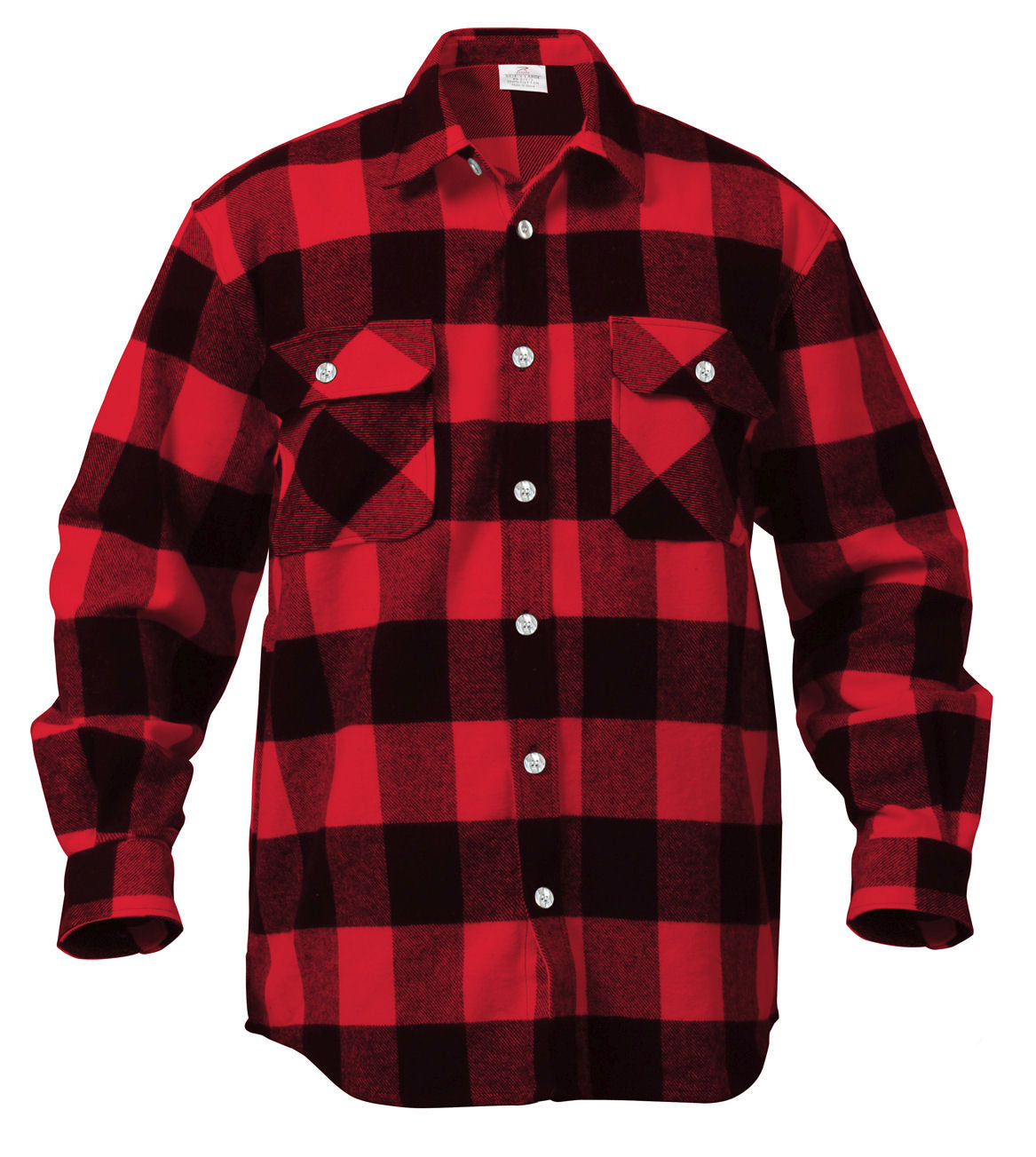 Extra Heavyweight Buffalo Plaid Flannel Shirt Men Warm Cotton Comfort 0