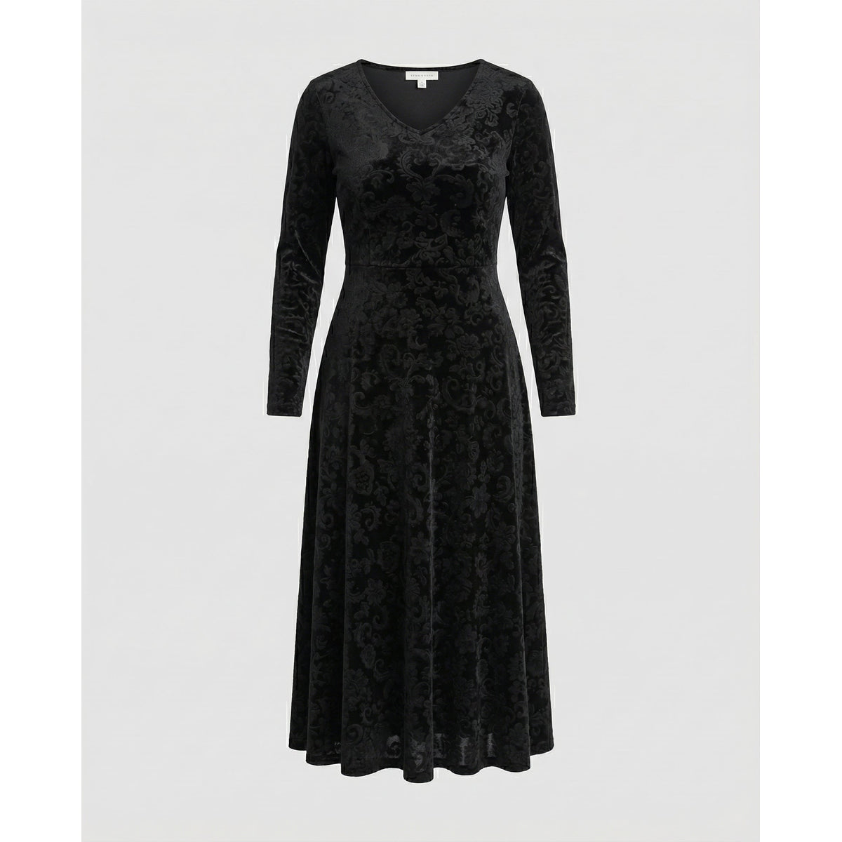 Flared Dress Women Elegant Summer Style Figure-Flattering Fit 2