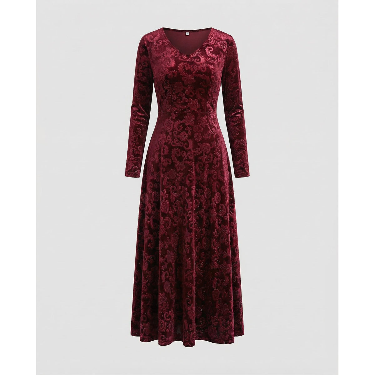 Flared Dress Women Elegant Summer Style Figure-Flattering Fit 8