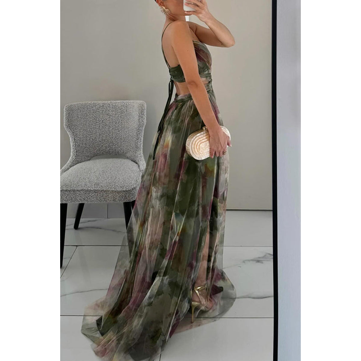 Floral Maxi Dress Women Lightweight Summer Style Effortless Elegance 7