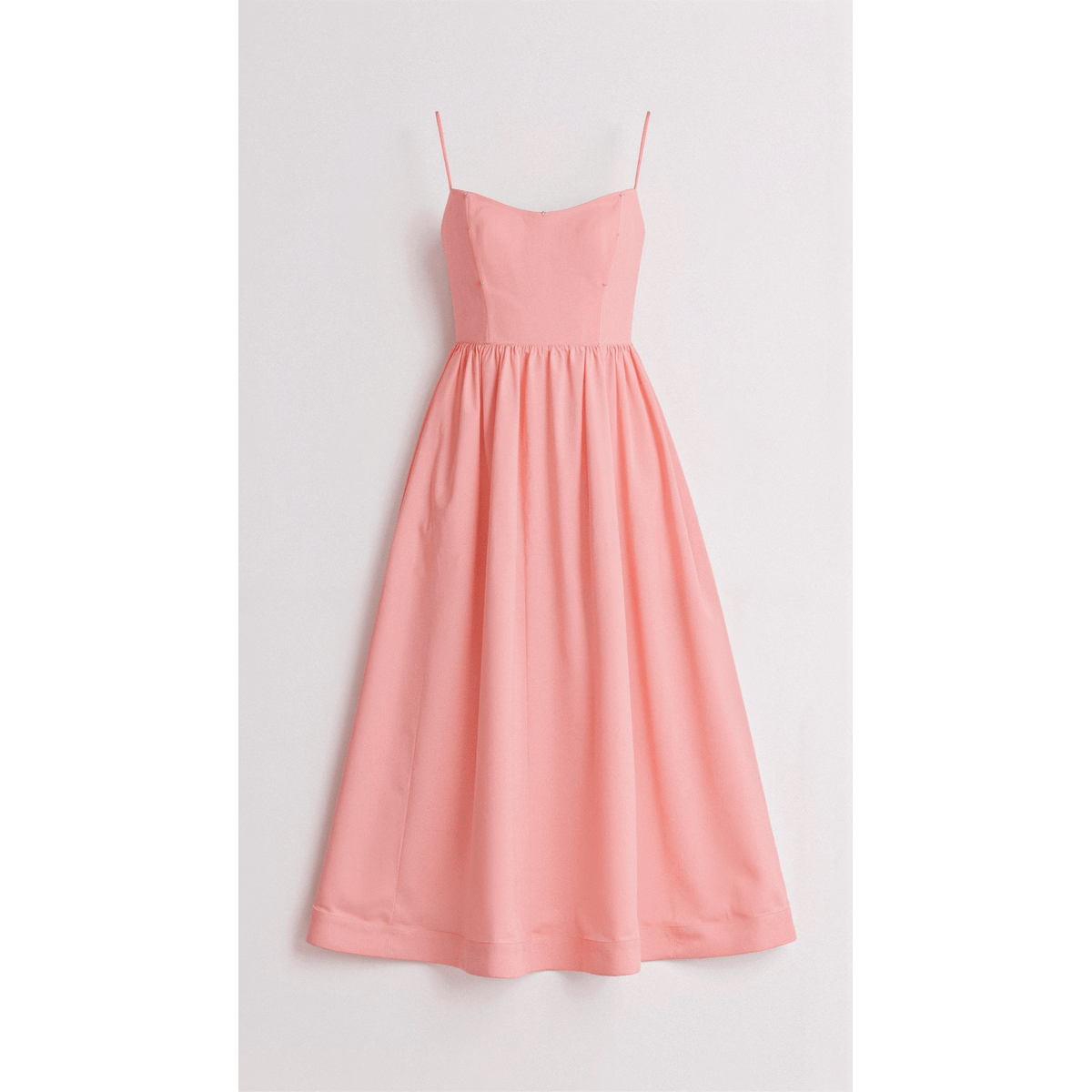 Flowing Midi Dress Women Elegant Soft Fabric Casual Chic 5