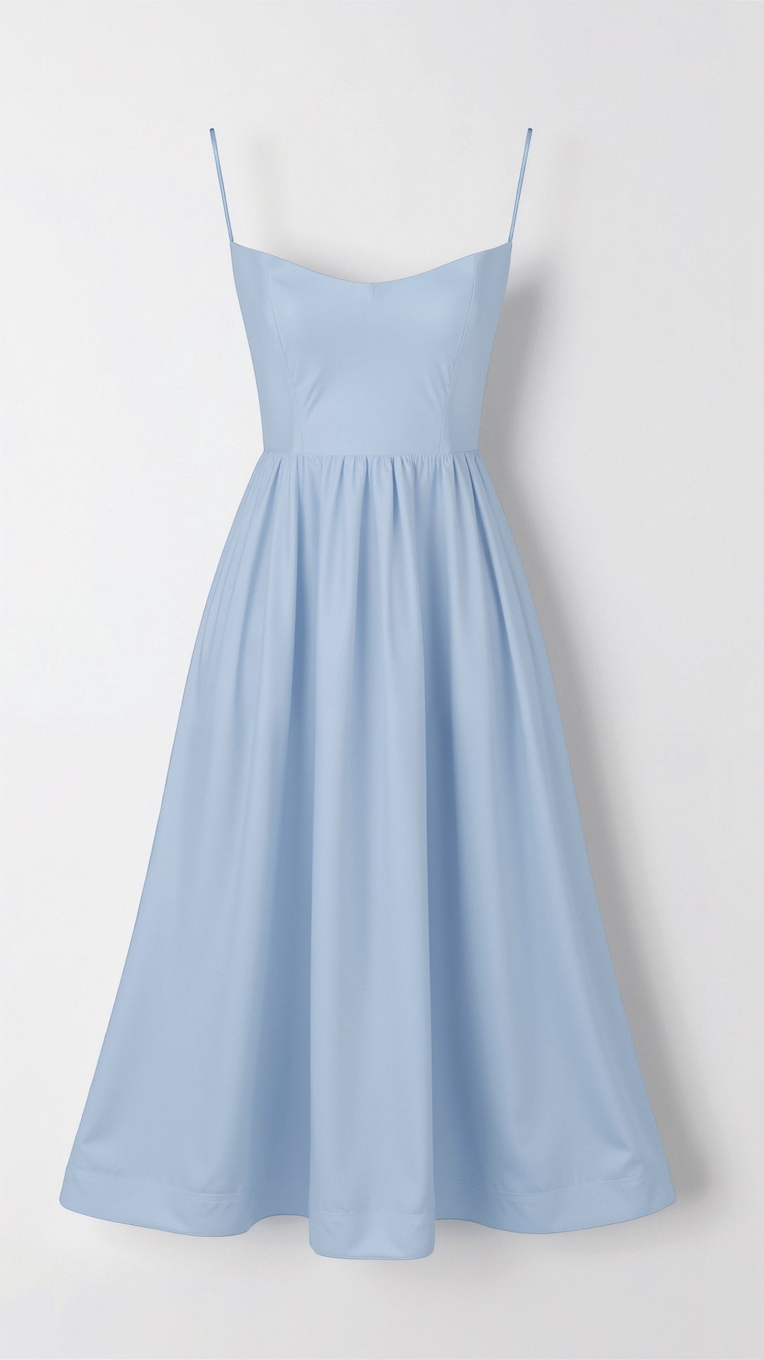 Flowing Midi Dress Women Elegant Soft Fabric Casual Chic 8