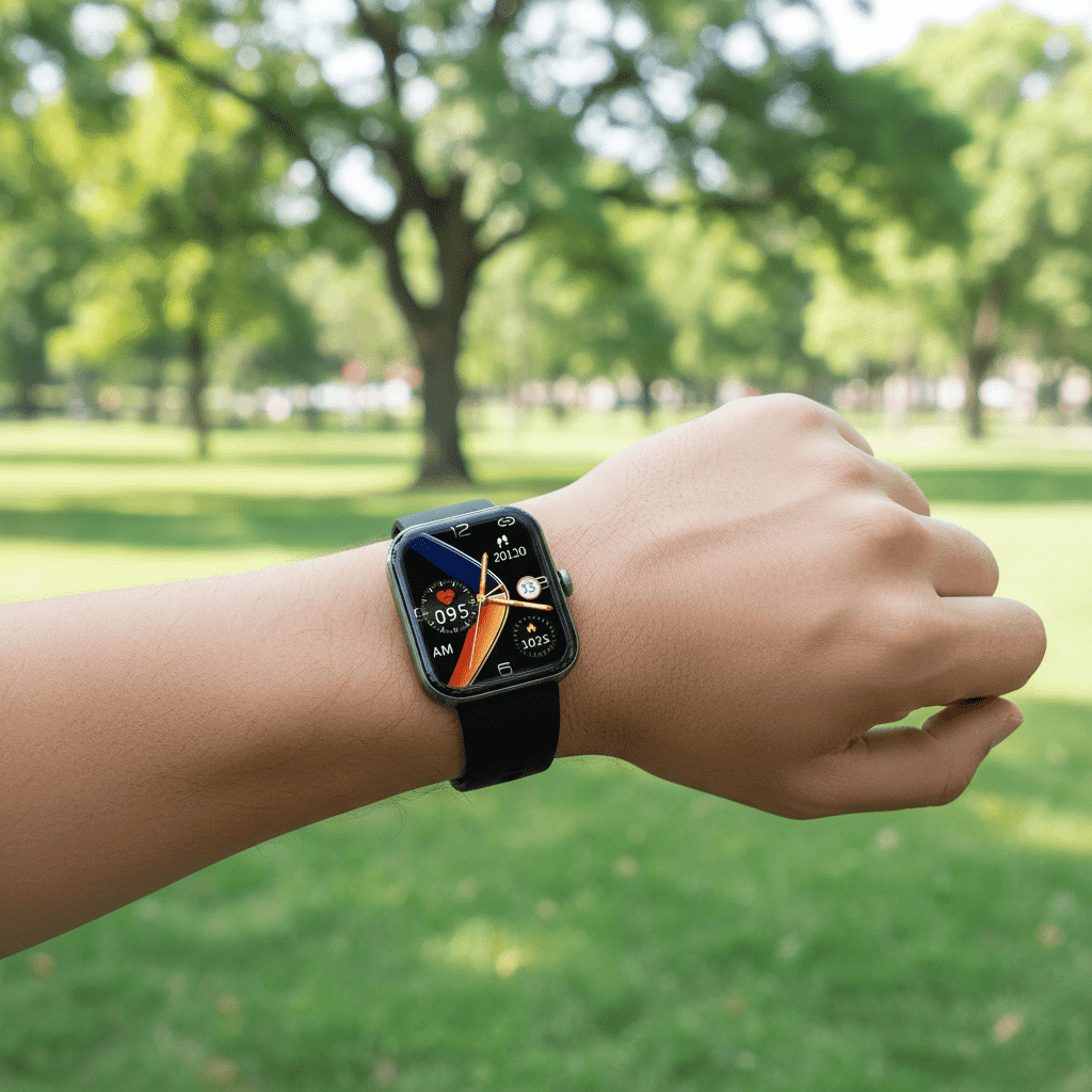 Glucowatch | Health Monitor Smartwatch with Needle-Free Glucose Tracking | Real-Time Vital Signs for Effortless Health Management 4