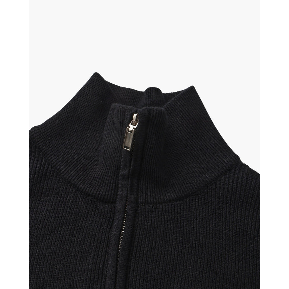 Half-Zip Sweatshirt Men Modern Knit Pullover for Effortless Style 2