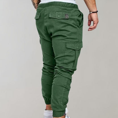 High Waist Black Cargo Pants for Men - Adjustable Fit, Utility Pockets, Soft Durable Fabric 5