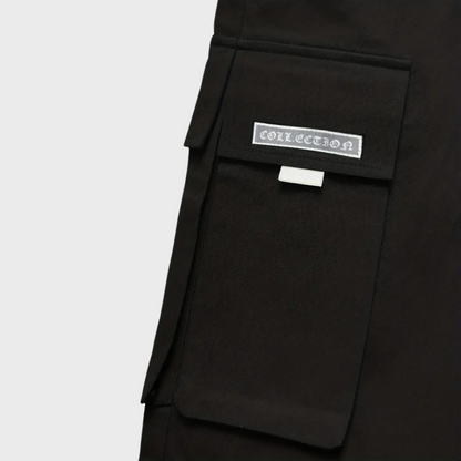 High Waist Mens Cargo Pants with Utility Pockets - Relaxed Fit Urban Trousers 8