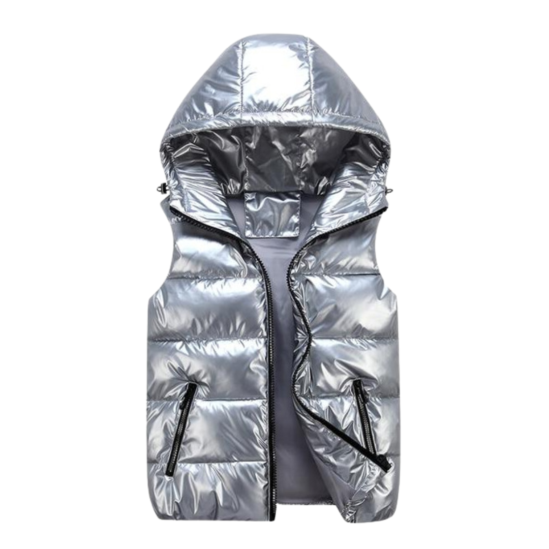 Insulated Hooded Vest Lightweight Casual Comfort for Cool Days 1