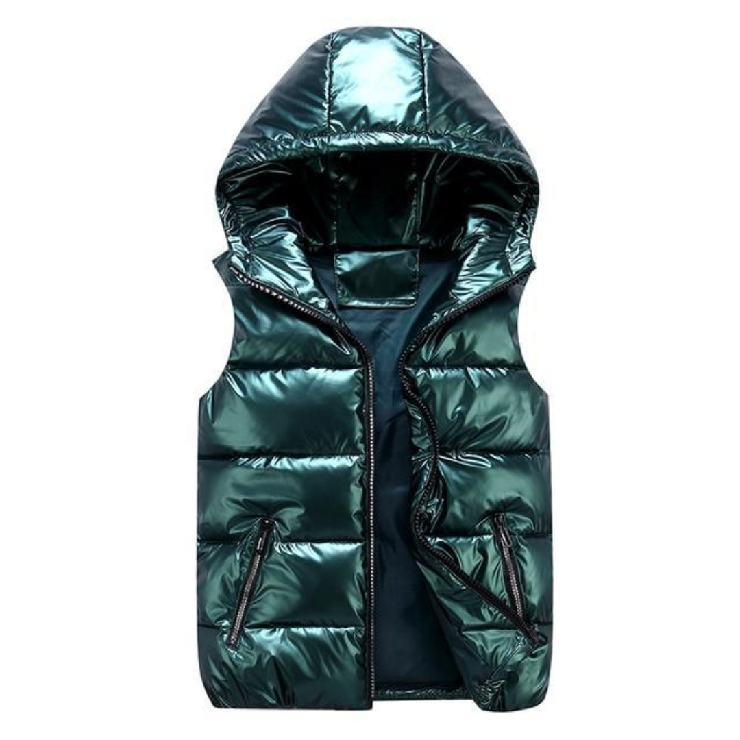 Insulated Hooded Vest Lightweight Casual Comfort for Cool Days 3
