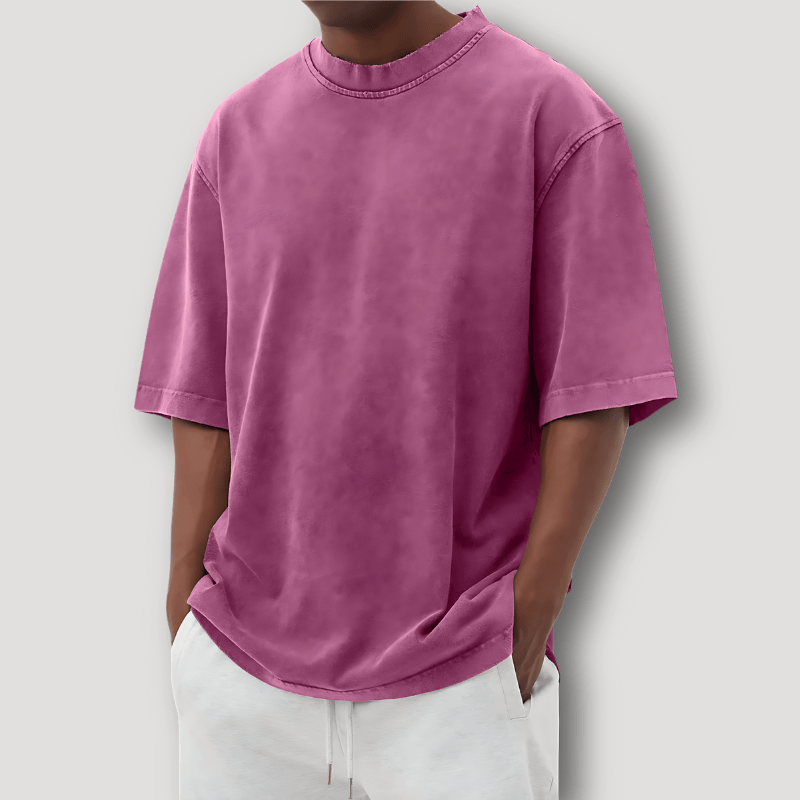 Jonte - Men's Oversized T-Shirt, Dropped Shoulder Tee in Soft Cotton 8