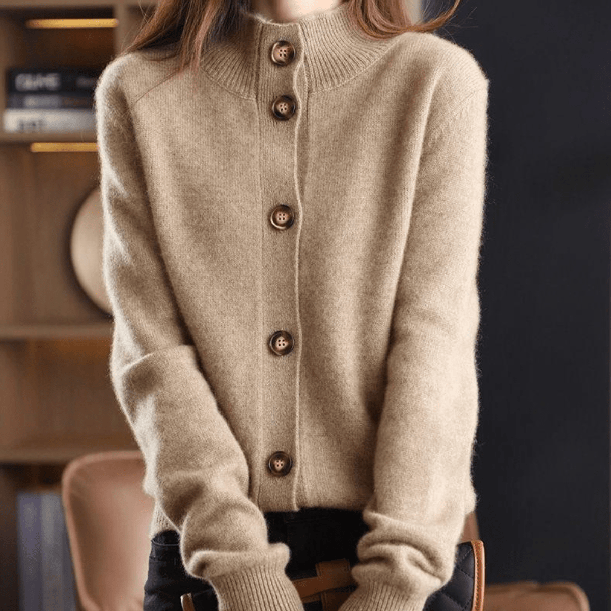 Knit Gilet Women Cashmere Blend Stylish Fall Layer Casual 3
