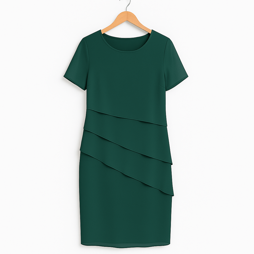 Layered Chiffon Dress Women Elegant Casual Formal Summer Wedding Guest 5
