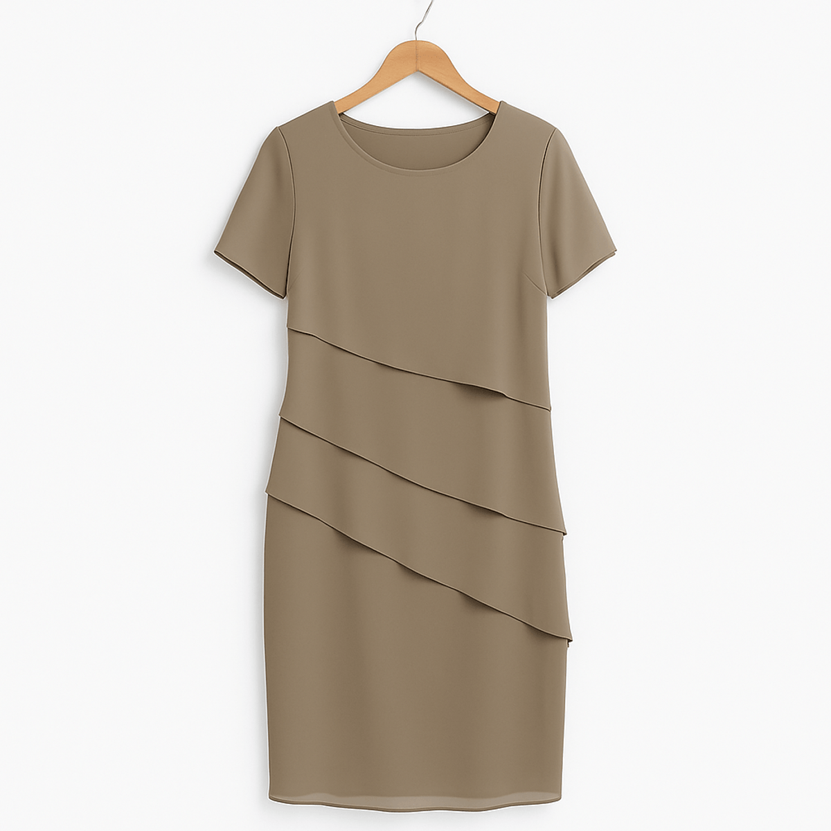 Layered Chiffon Dress Women Elegant Casual Formal Summer Wedding Guest 7