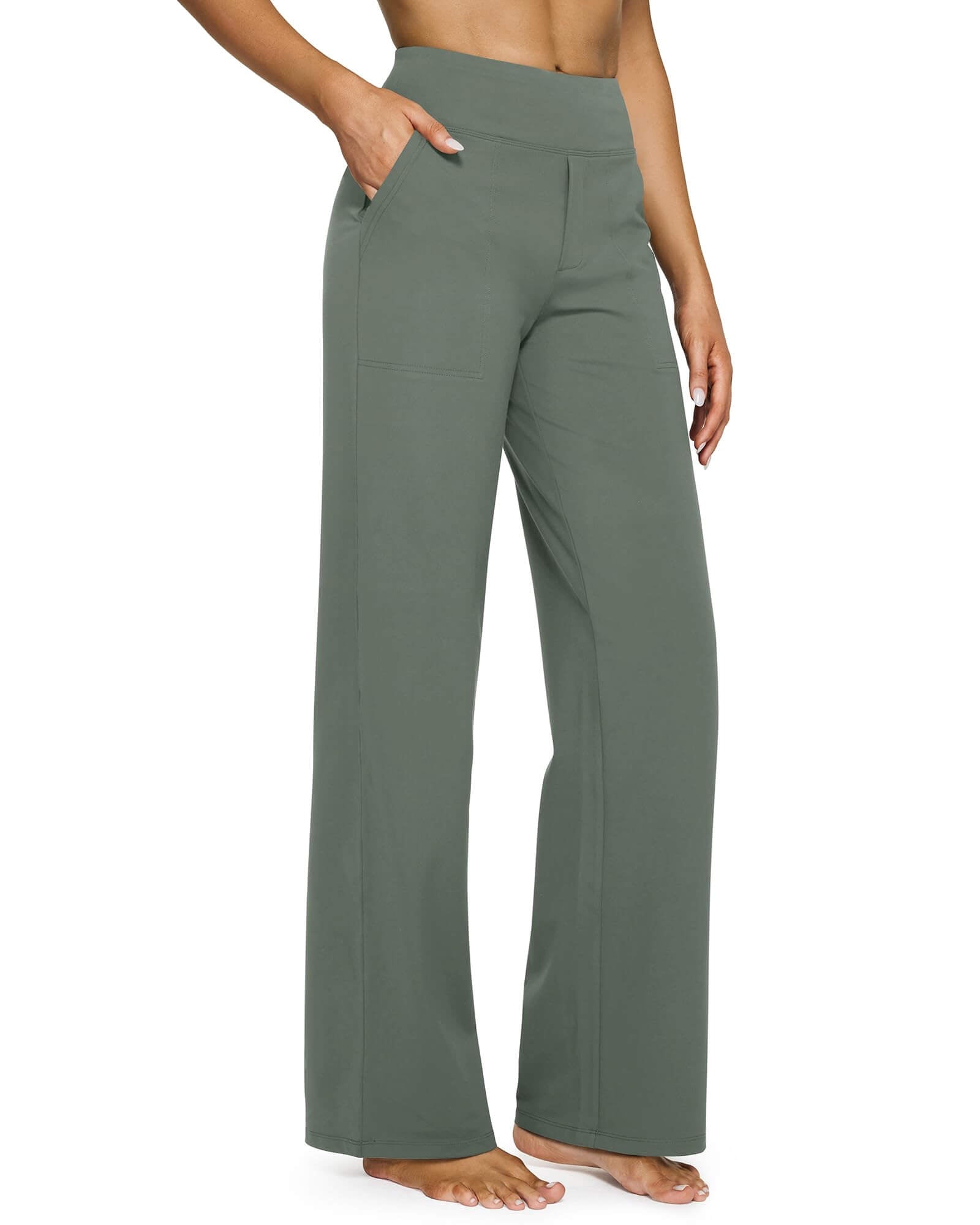 Madison | Vielseitige High-Waist-Hose mit weitem Bein