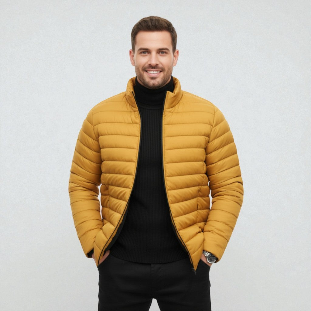 Lightweight Down Jacket Men’s Puffer Insulated for Everyday Wear 3