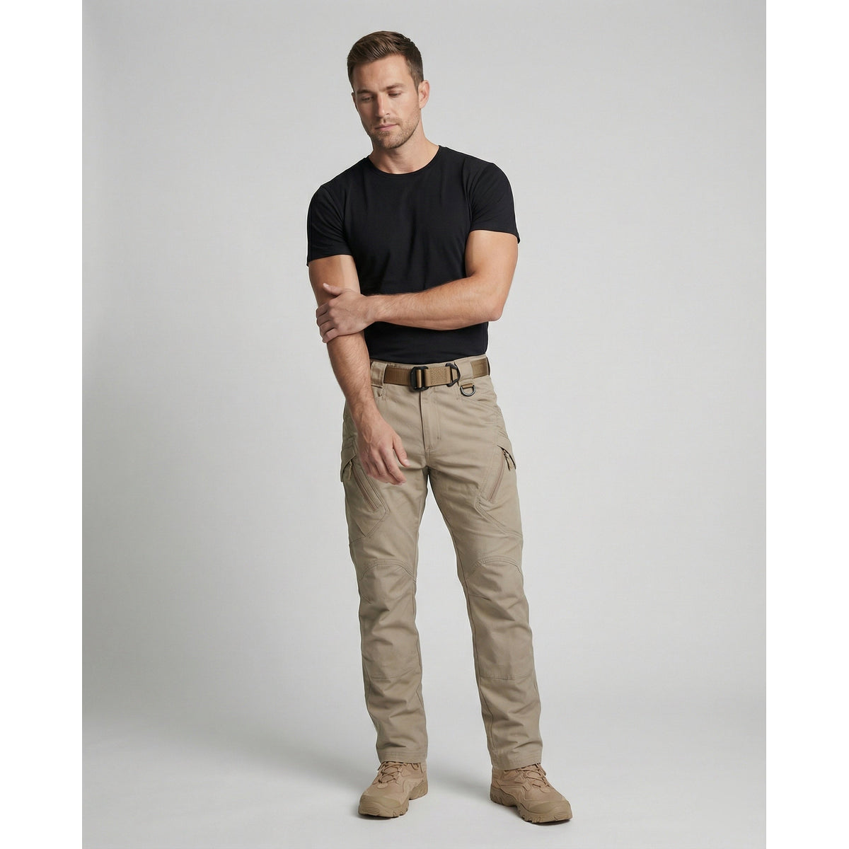 Lightweight Hiking Pants Men Weather-Resistant Outdoor Trousers for Trekking 0
