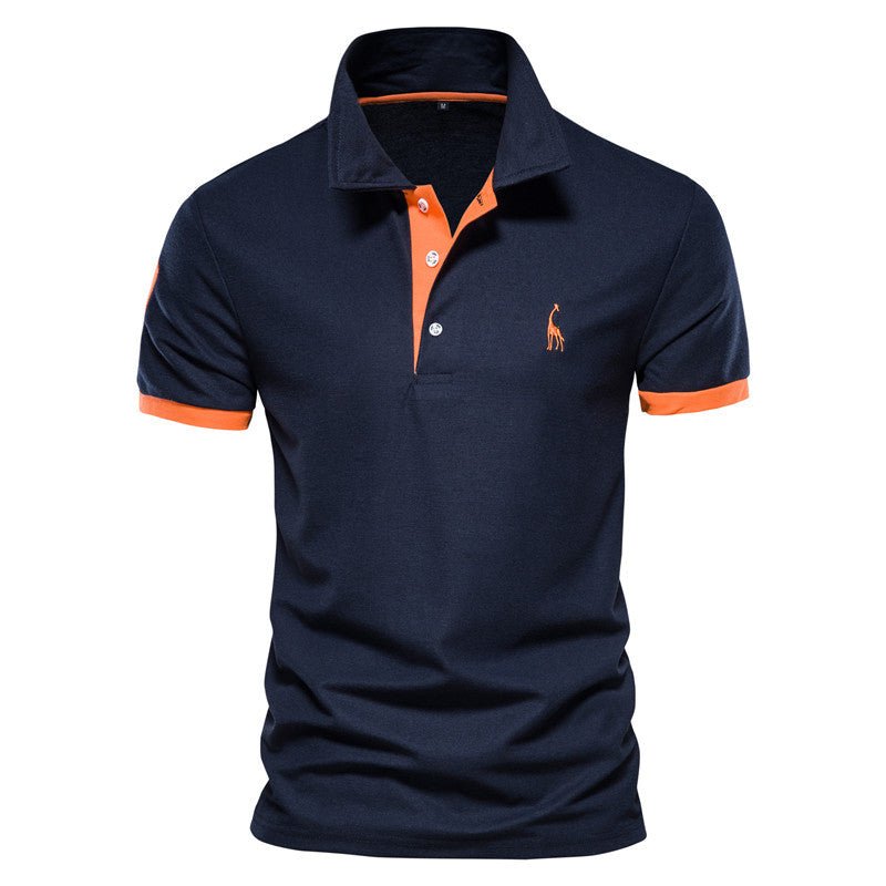 Lightweight Polo Shirt Men Soft Fabric Casual Wear Stylish Golf Shirt 0