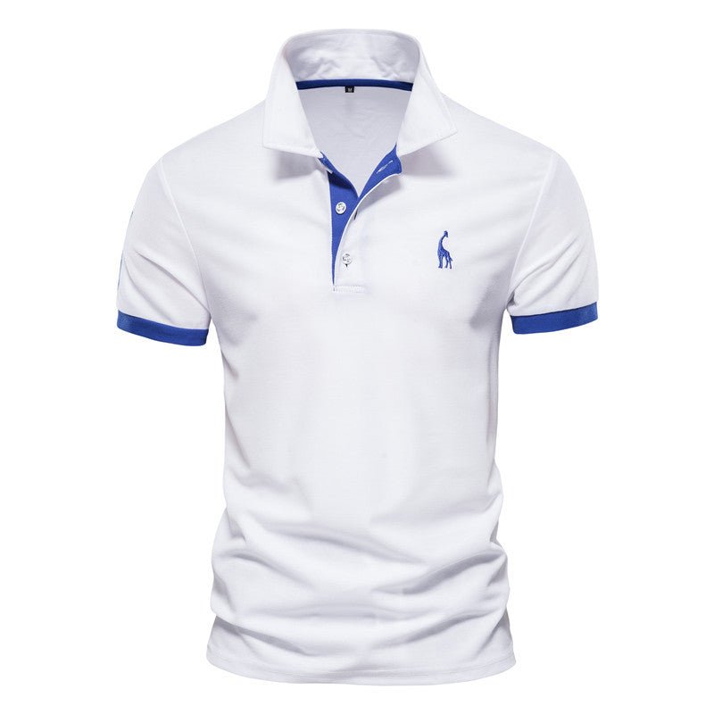 Lightweight Polo Shirt Men Soft Fabric Casual Wear Stylish Golf Shirt 10