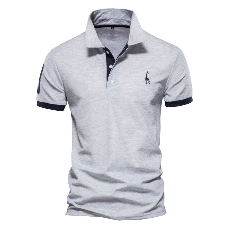 Lightweight Polo Shirt Men Soft Fabric Casual Wear Stylish Golf Shirt 11