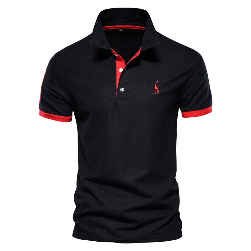 Lightweight Polo Shirt Men Soft Fabric Casual Wear Stylish Golf Shirt 5