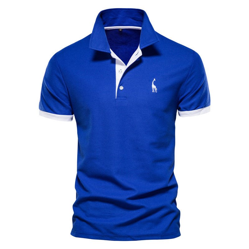 Lightweight Polo Shirt Men Soft Fabric Casual Wear Stylish Golf Shirt 9