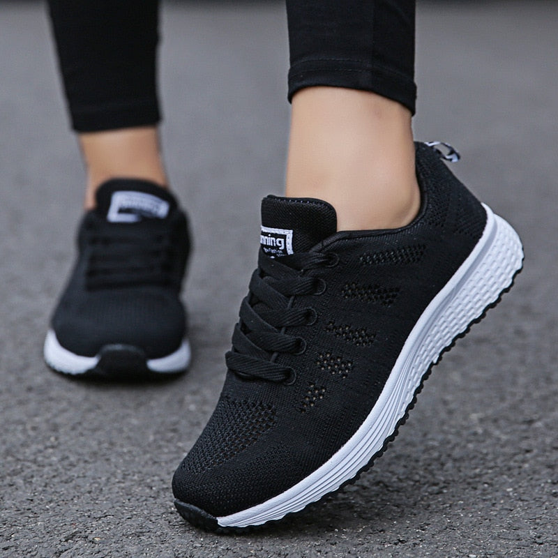 Lightweight Sneakers Women Ergonomic Casual Shoes Breathable Fit 1