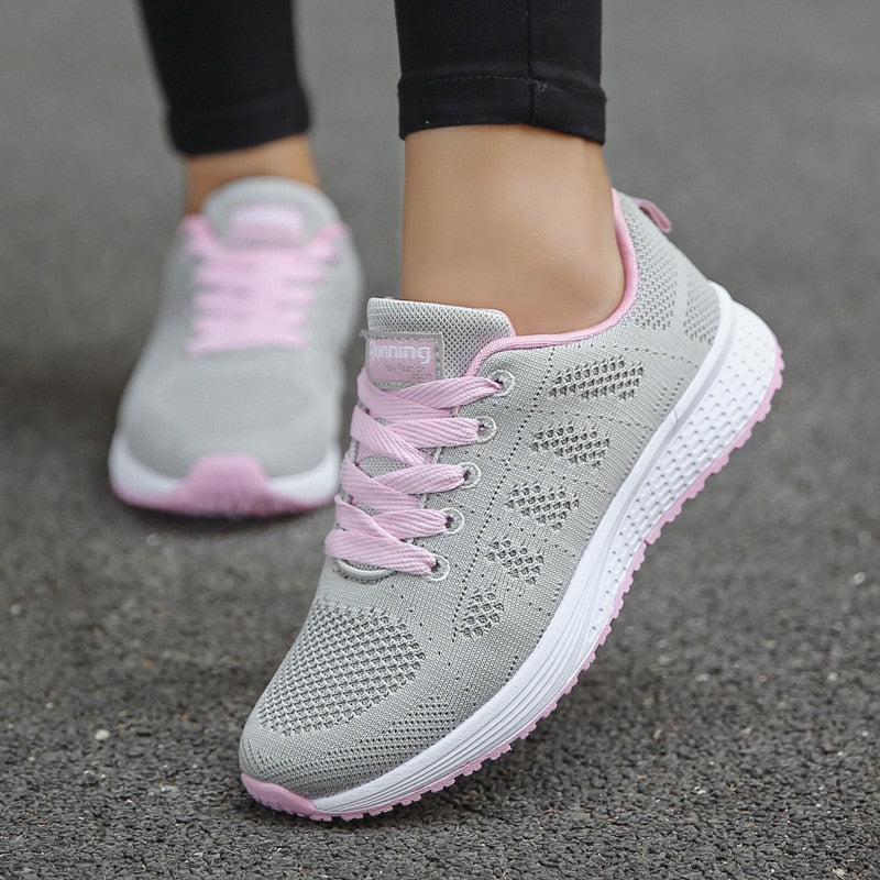 Lightweight Sneakers Women Ergonomic Casual Shoes Breathable Fit 3