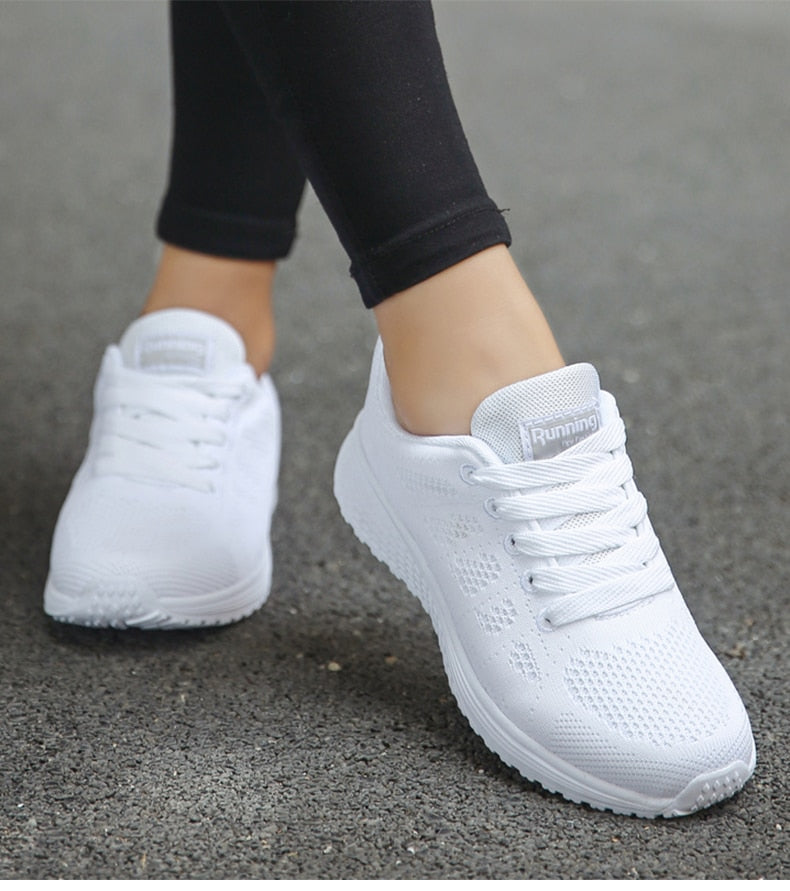 Lightweight Sneakers Women Ergonomic Casual Shoes Breathable Fit 8