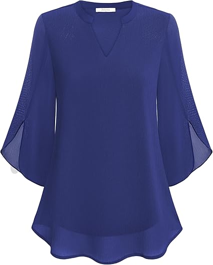 Lightweight Women's Blouse Elegant Casual Wear Versatile Stylish Top 7