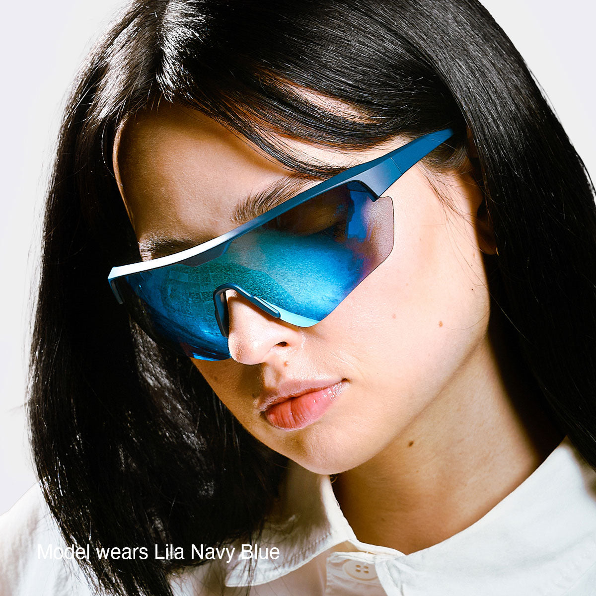 Lila Oversized Streetwear Sunglasses - Dark Tinted Lenses, UV Protection, Unisex Fashion Eyewear 3