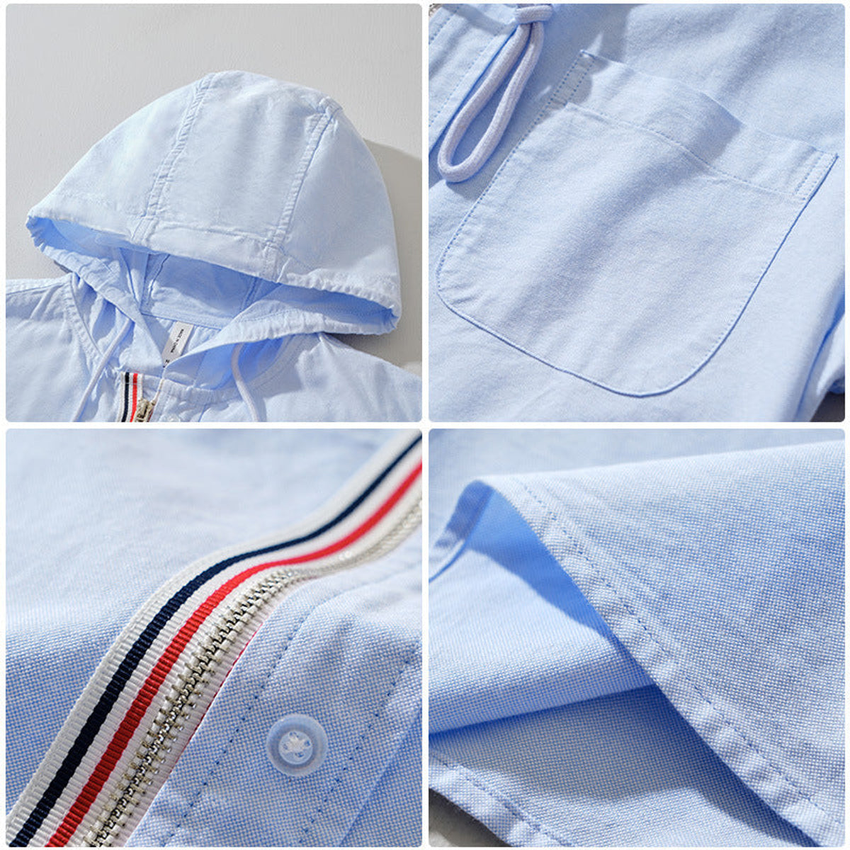 Linen Hoodie Lightweight Breathable Casual Layering Piece for Everyday Style 3