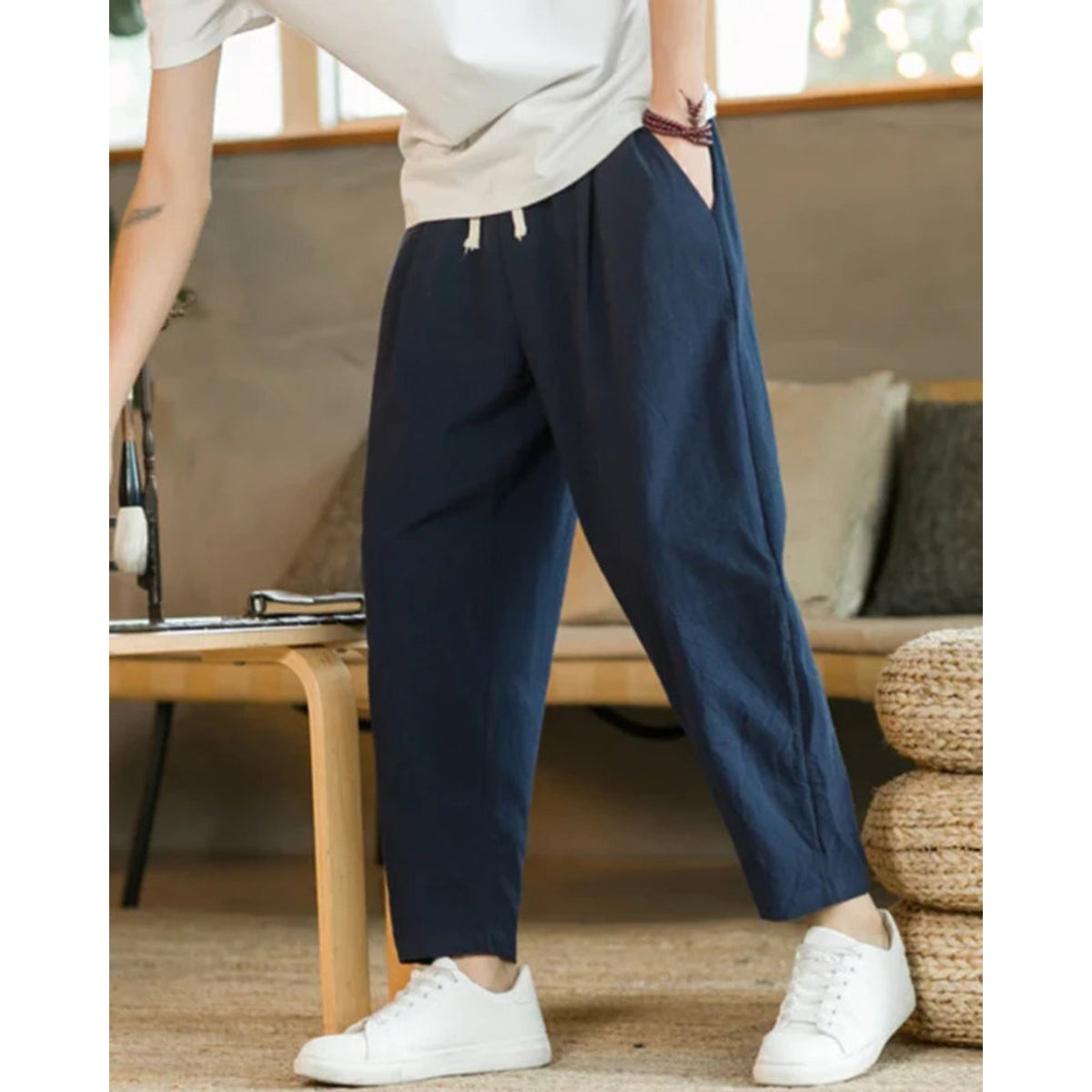 Linen Pants Women Casual Wide Leg Summer Fit Lightweight 5