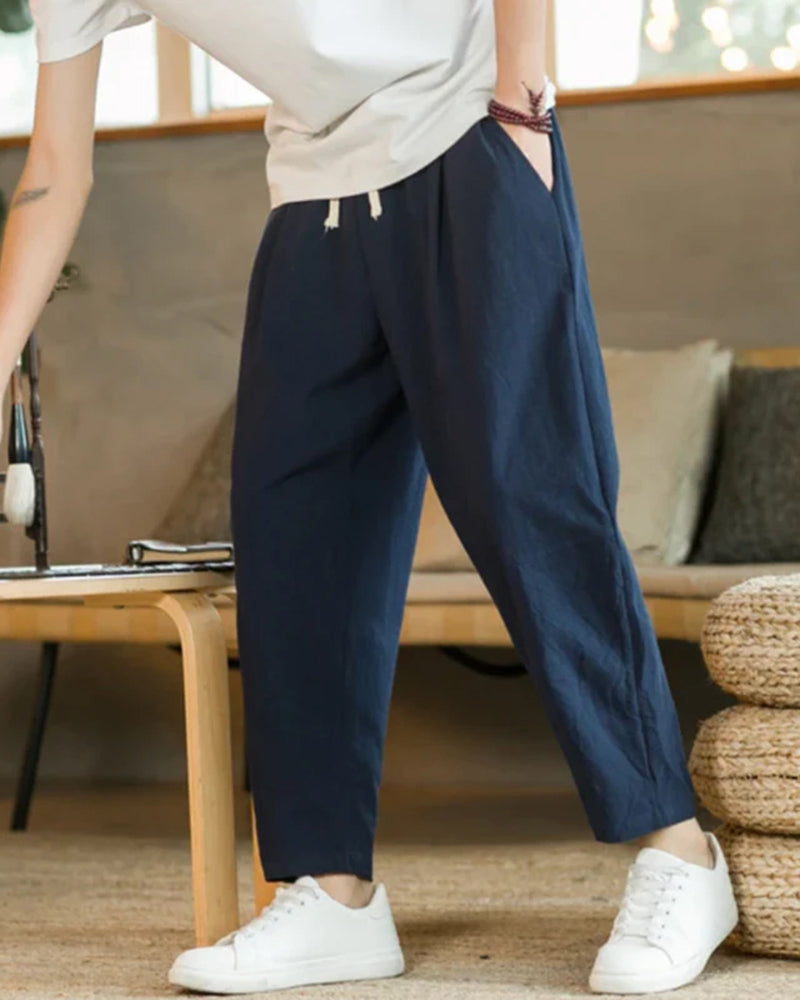 Linen Pants Women Casual Wide Leg Summer Fit Lightweight 5