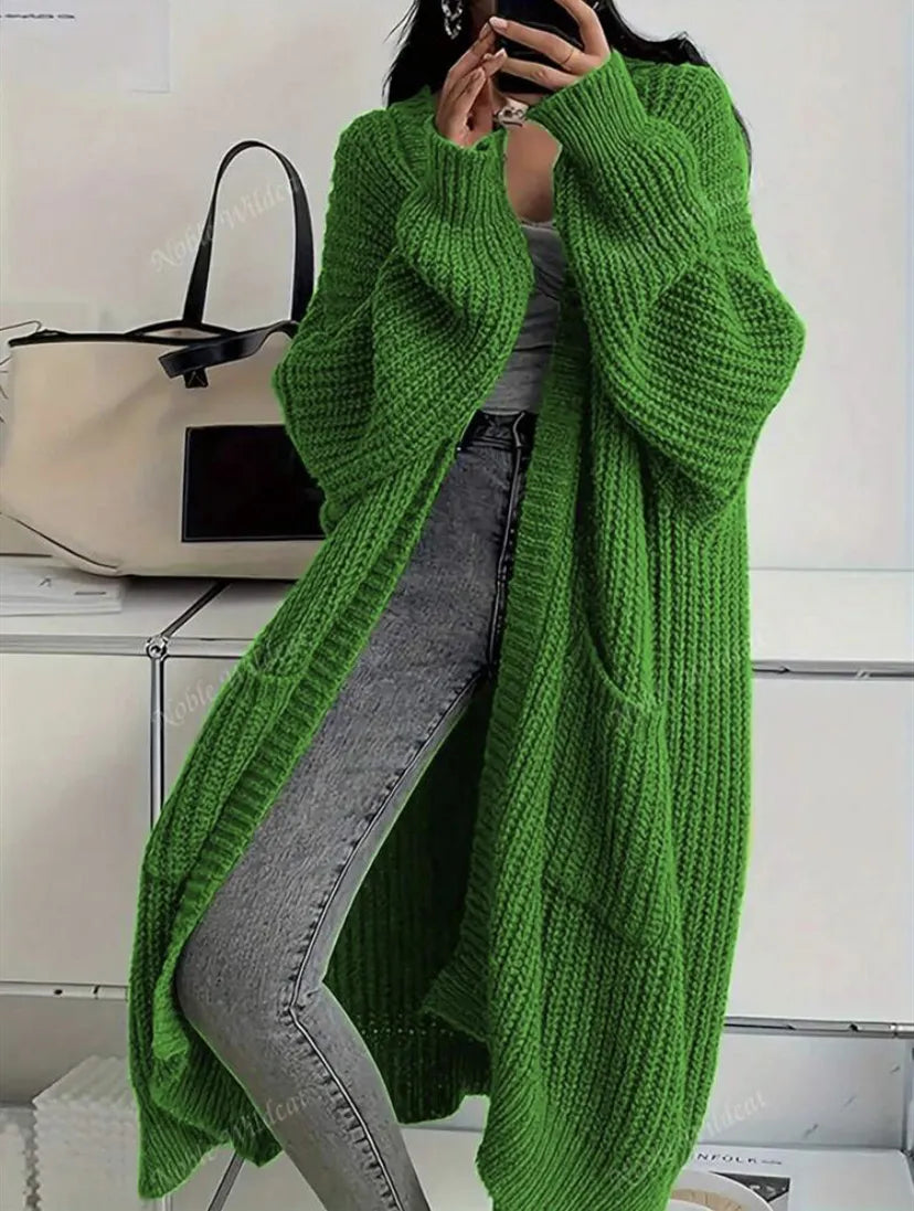 Long Cardigan Women Cozy Confidence Soft Knit Layer Stylish Casual