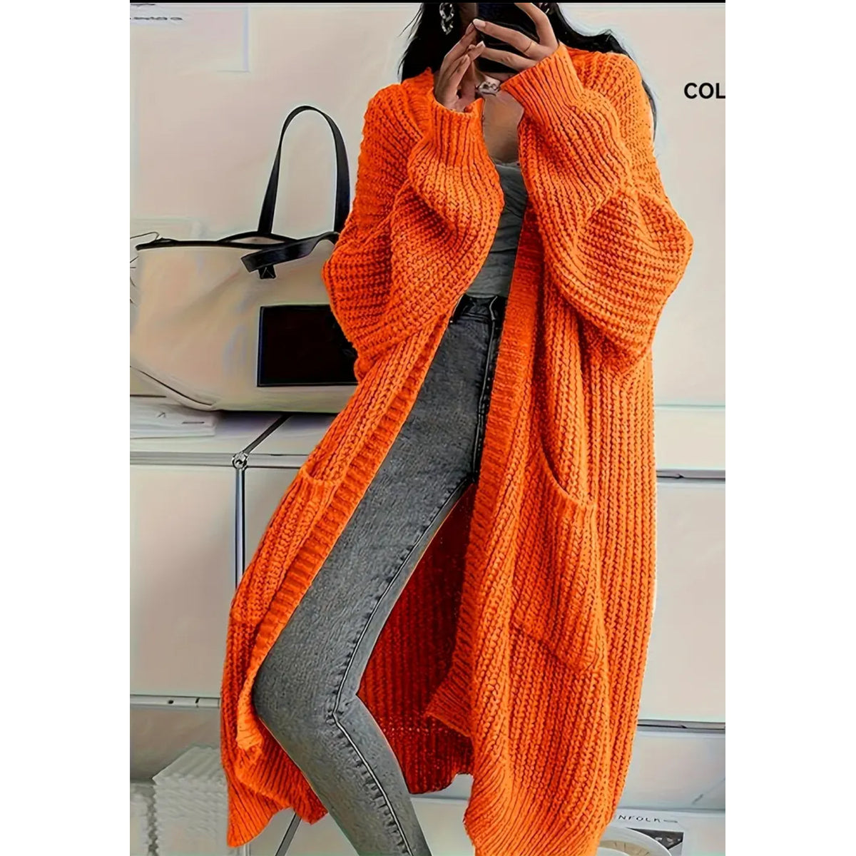 Long Cardigan Women Cozy Confidence Soft Knit Layer Stylish Casual