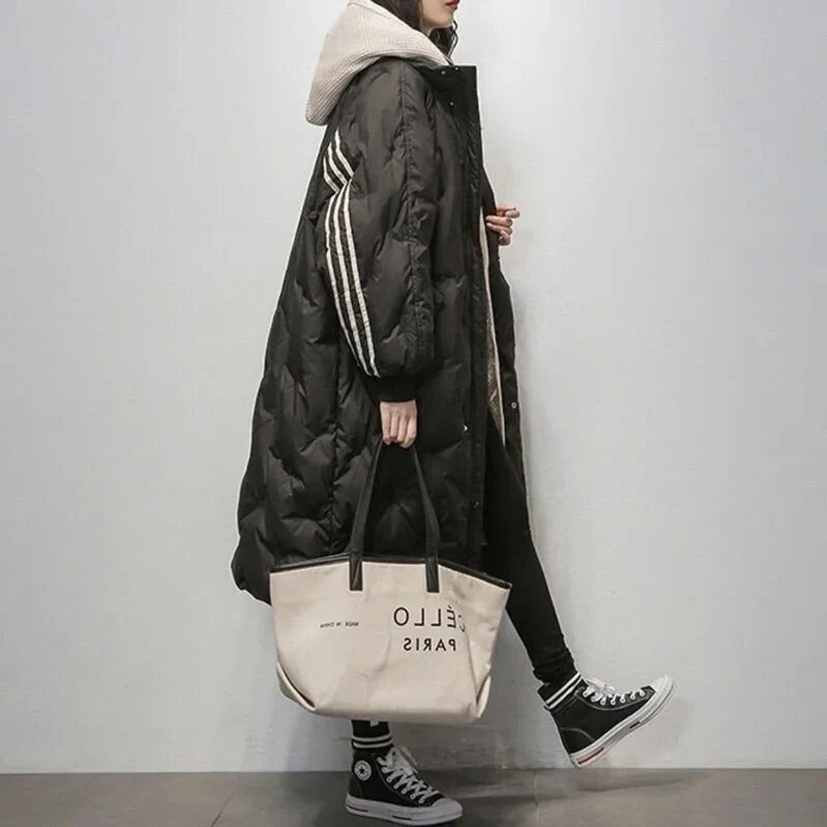 Long Puffer Jacket Women Chic Winter Style Premium Warmth 5