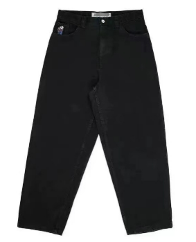 Loose-Fitting Pants Men Relaxed Wide Leg Casual Streetwear Style 0