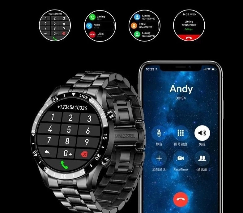 Luxury Smart Watch | 4G Smartwatch with Built-in Keyboard | Sleek Design for Everyday Use 2