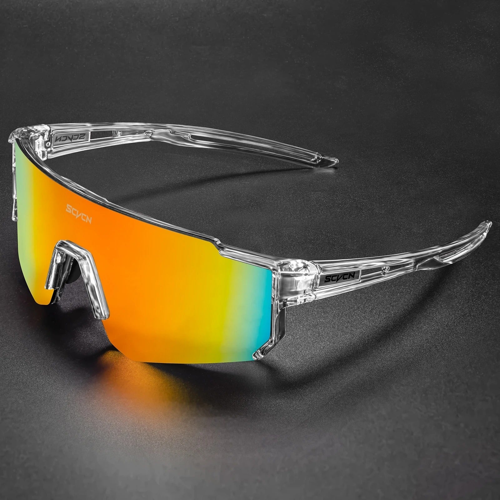 Masona - UV400 Sports Sunglasses for Cycling and Running, Oversized Frame 14