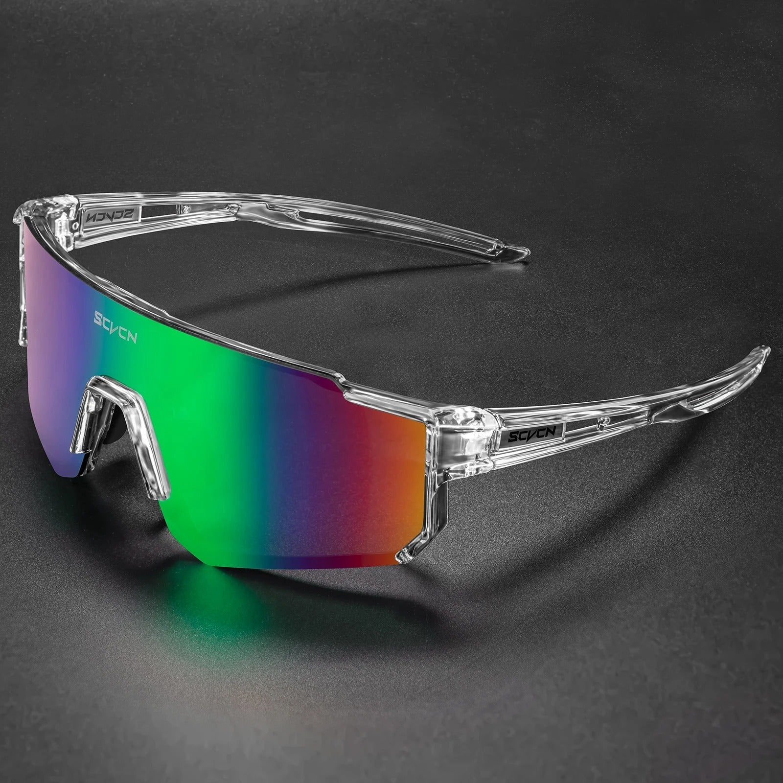 Masona - UV400 Sports Sunglasses for Cycling and Running, Oversized Frame 3