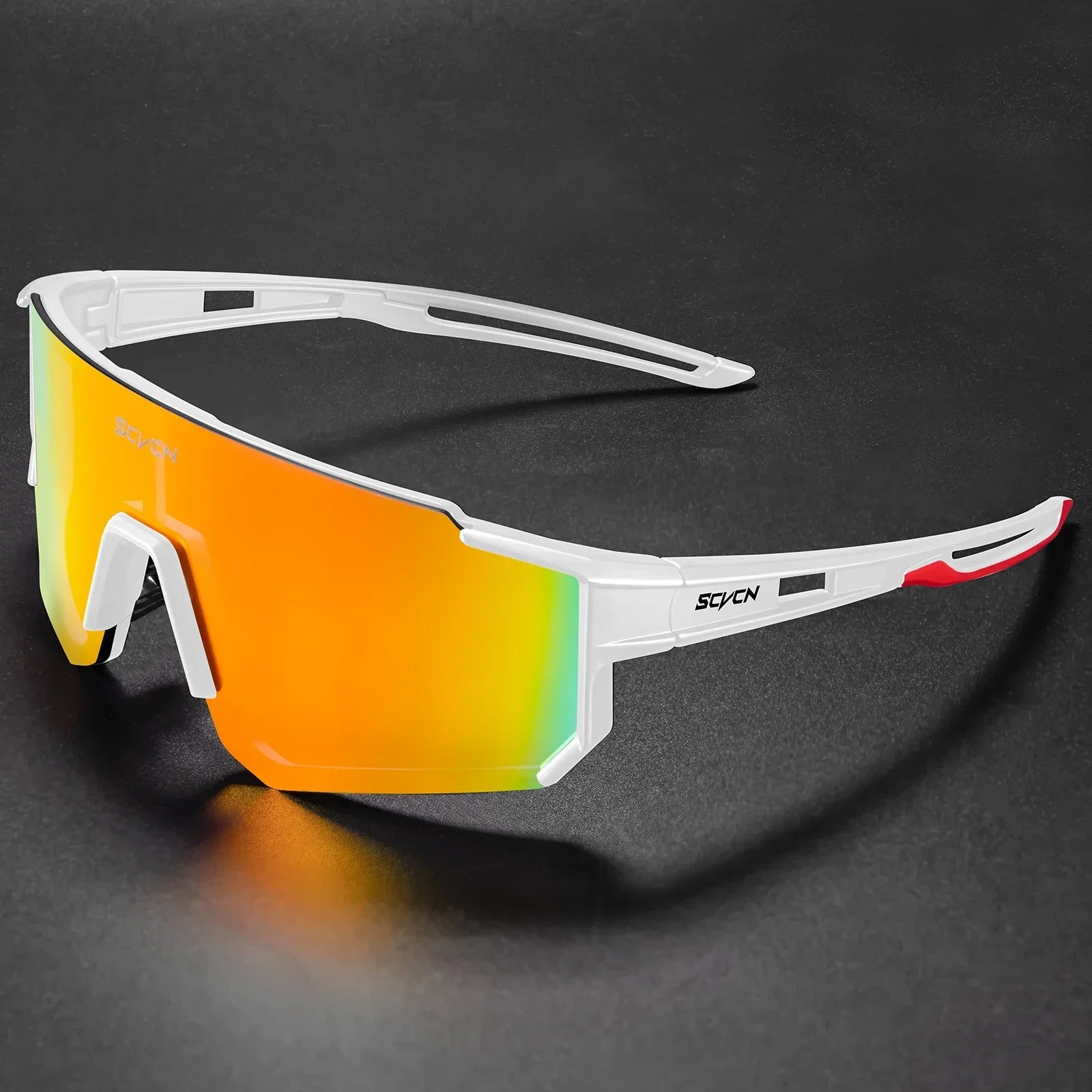Masona - UV400 Sports Sunglasses for Cycling and Running, Oversized Frame 8