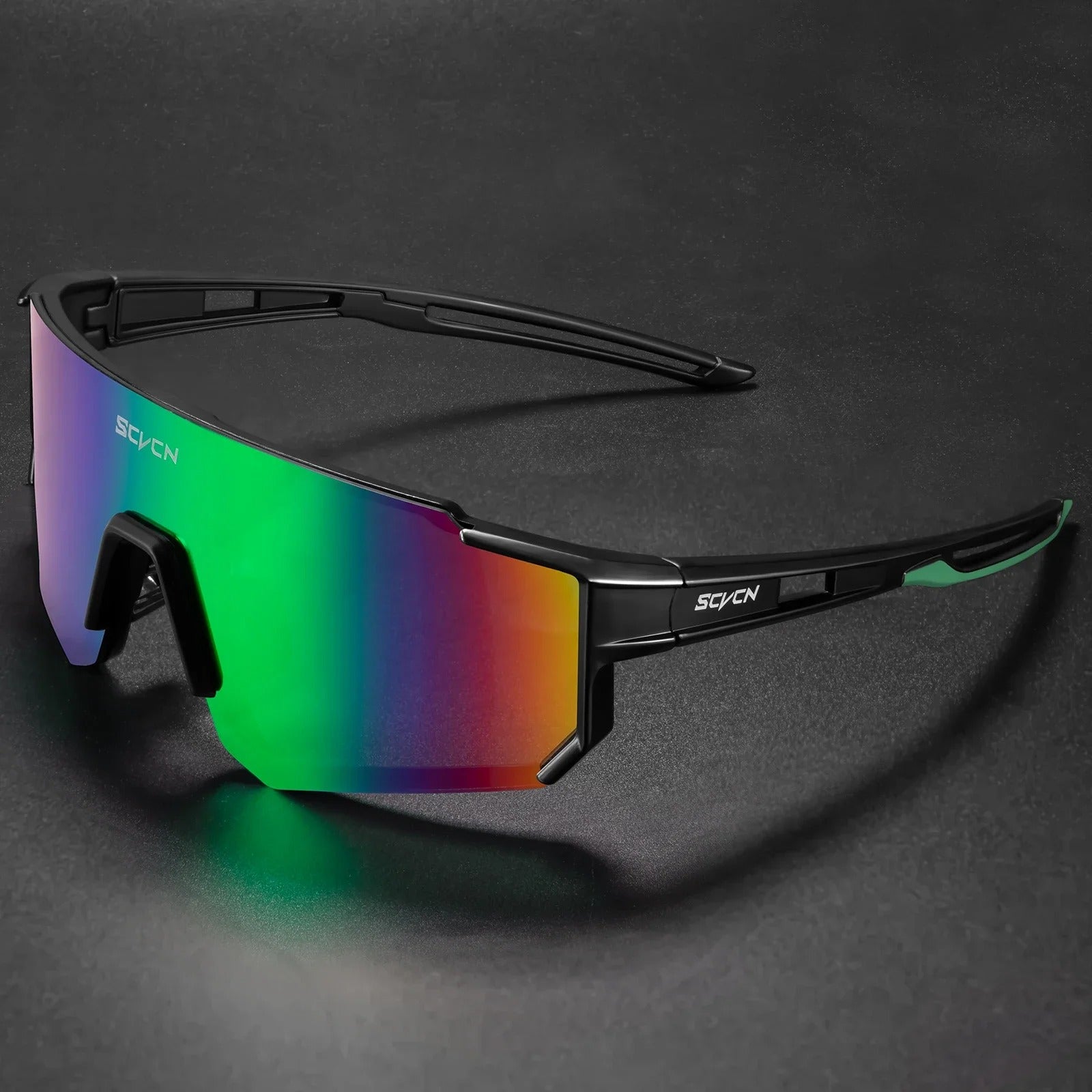 Masona - UV400 Sports Sunglasses for Cycling and Running, Oversized Frame 9