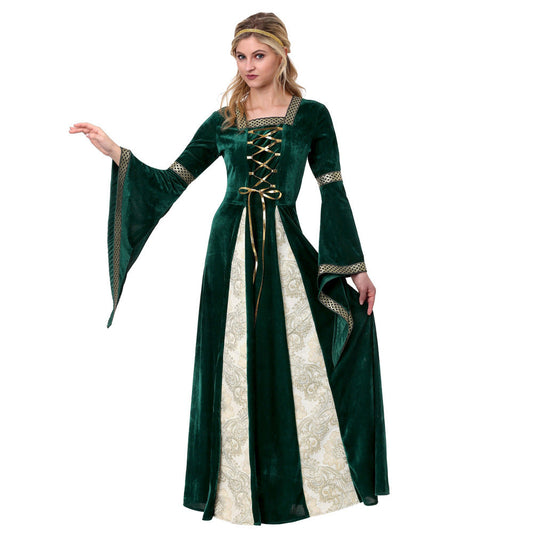 Maxi Dress Womens Halloween Costumes Traditional Royal Style Elegant 0