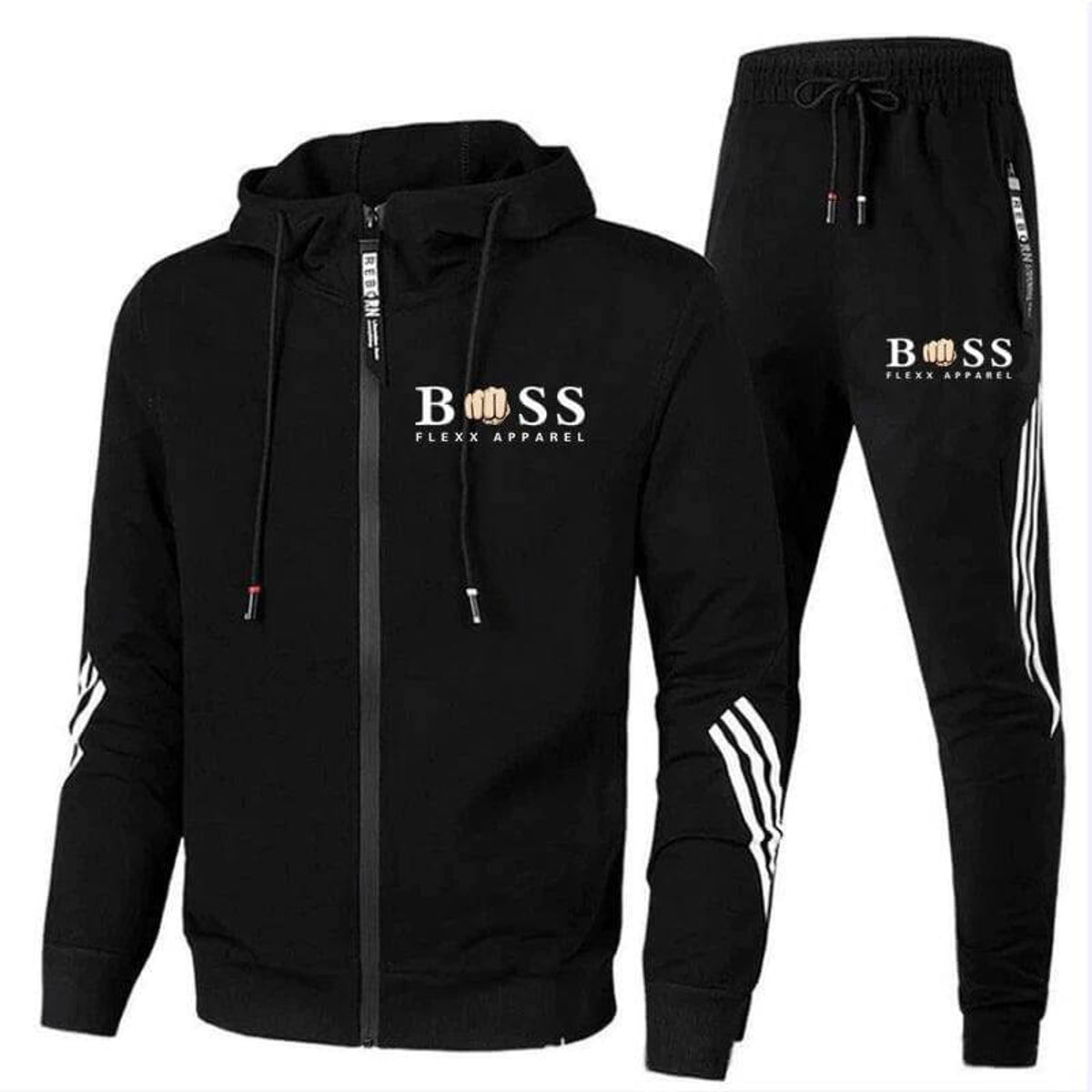 Men's Activewear 2-Piece Sports Suit Set Breathable Gym Clothes for Men 3