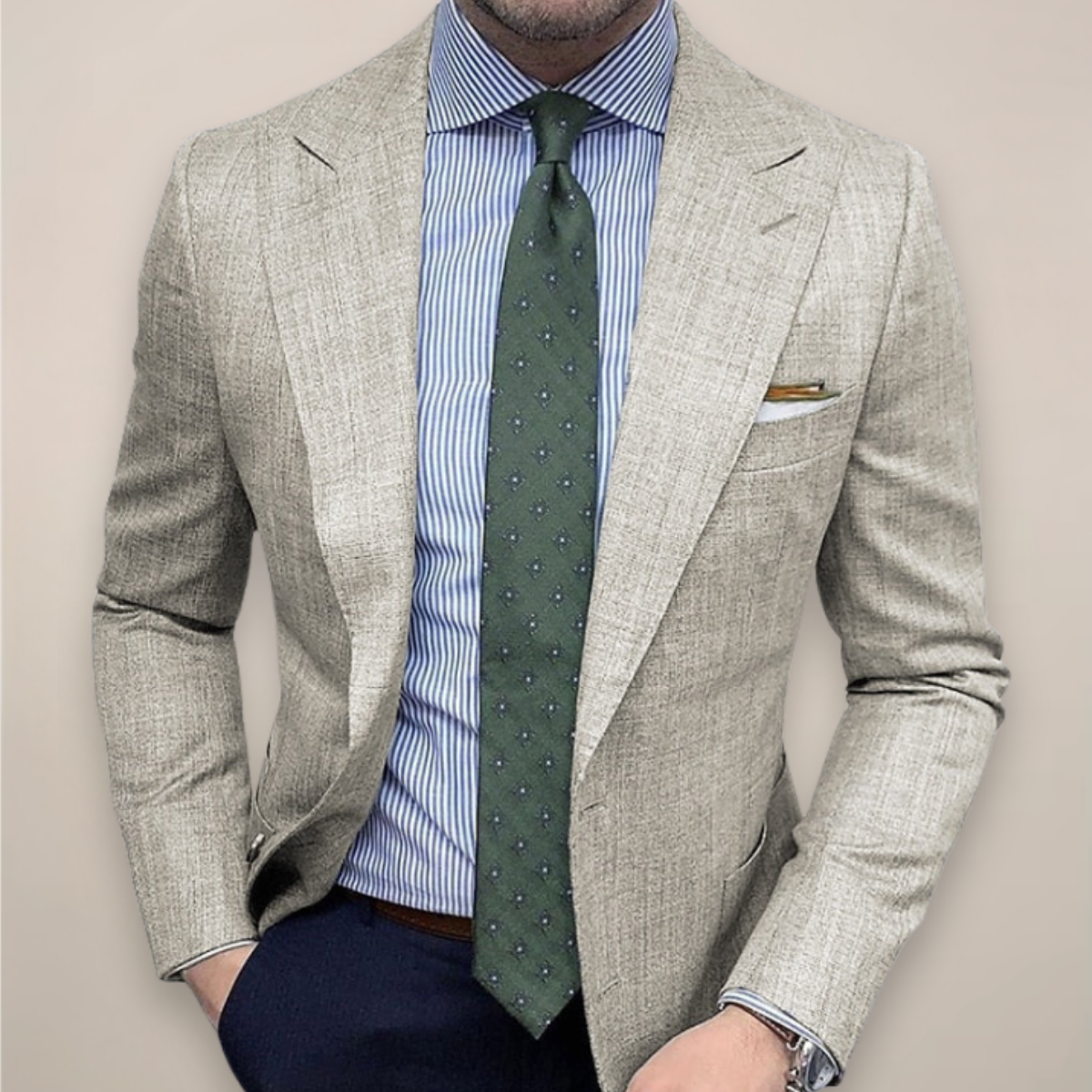 Men's Blazer Jacket Smart Lightweight Tailored for Work or Dinner 0