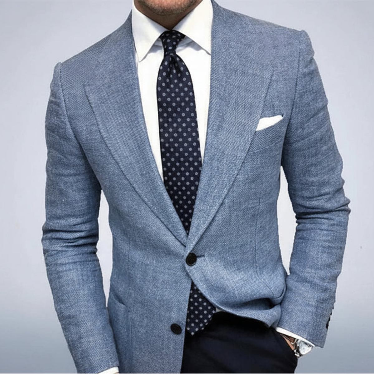 Men's Blazer Jacket Smart Lightweight Tailored for Work or Dinner 1